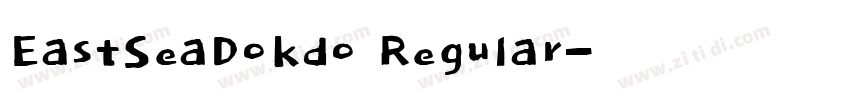 EastSeaDokdo Regular字体转换